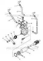 POMPE A HUILE XLT 0970756, XLT SKS 0970556,  and XLT RMK 0970956 (4937693769D005)