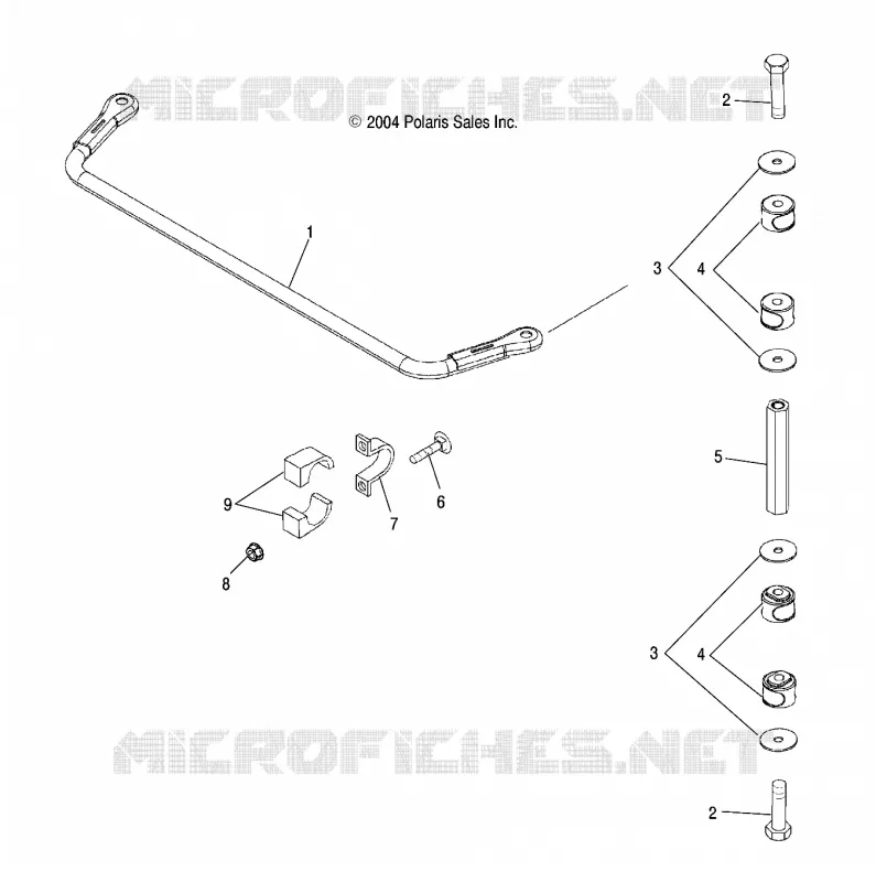 STABILISATEUR BRAS ARRIERE (2X4)(4X4)