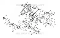 COUVERCLE D'EMBRAYAGE ASSEMBLY Sportsman 4x4 W948040 (4926842684B014)