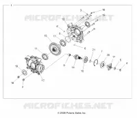DRIVE TRAIN, REAR PONT INTERNALS