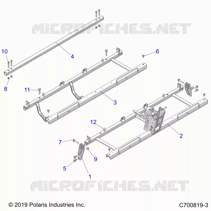 CHASSIS, SIEGE SUPPORTS- G21GMD99AJ/AZ/BJ/BZ (C700819-3)