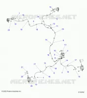 BRAKES, BRAKE LINES AND MAITRE CYLINDRE -R23RRED4FA/D4DA(C730797)