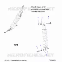 SUSPENSION, SUPPORT AMORTISSEUR , IFS
