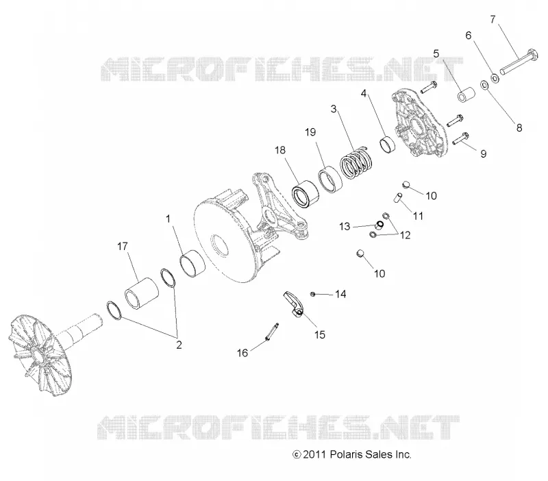 SYSTÈME DE TRANSMISSION, PRIMARY CLUTCH