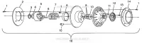 EMBRAYAGE DE TRANSMISSION RXL 0976768 (4938523852C002)