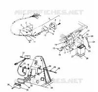 ELECTRICITE/FEU ARRIERE ASSEMBLY  2X4 300 W957530 (4930053005C003)