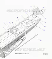 CHASSIS, REAR, MISC. COVERS AND SNOWFLAP