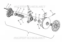EMBRAYAGE DE TRANSMISSION LITE GT 0963133 AND EUROPEAN LITE GT E963133 (4933083308B011)