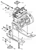 SUPPORT MOTEUR SLT 700 B974572 (4941124112B001)
