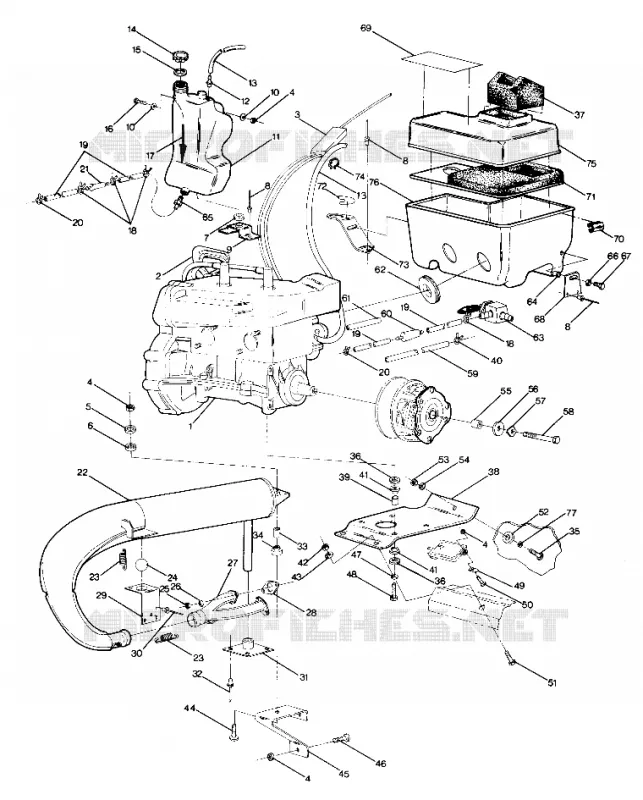 SUPPORT MOTEUR Sport (4914161416017A)