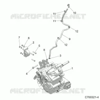 DRIVE TRAIN, MAIN SUPPORT PONT