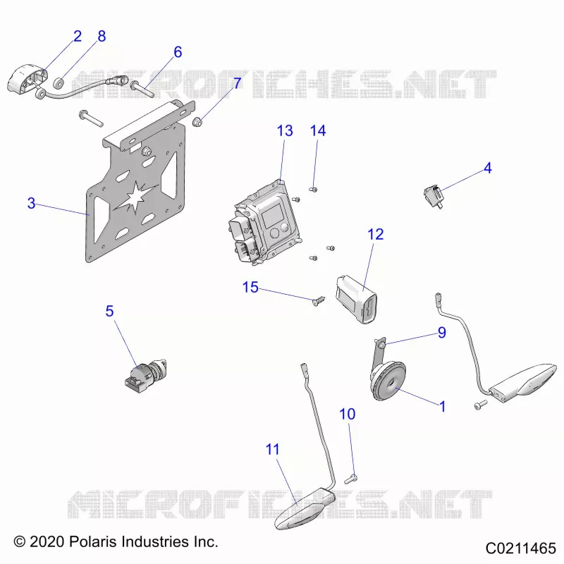 ELECTRICITE, SWITCHES, HORN AND ECM