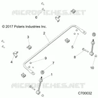 SUSPENSION, FRONT BARRE STABILISATRICE