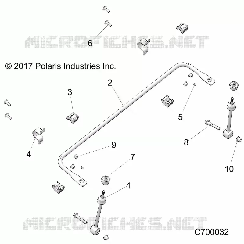SUSPENSION, FRONT BARRE STABILISATRICE