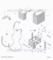 ELECTRICITE, BATTERY/BOX AND CABLES