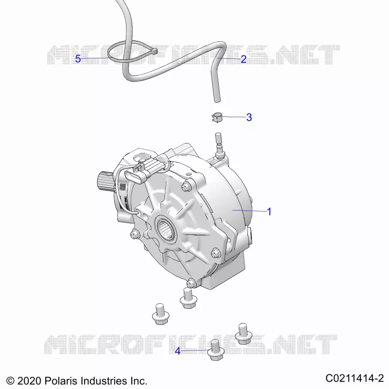 SYSTÃˆME DE TRANSMISSION, FRONT GEARCASE MOUNTING