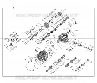 SYSTÃˆME DE TRANSMISSION, MAIN GEARCASE INTERNALS
