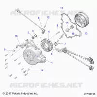ENGINE, STATOR AND FLYROUE