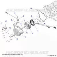 ENGINE, STATOR AND FLYROUE