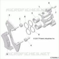 FREIN AVANT CALIPER