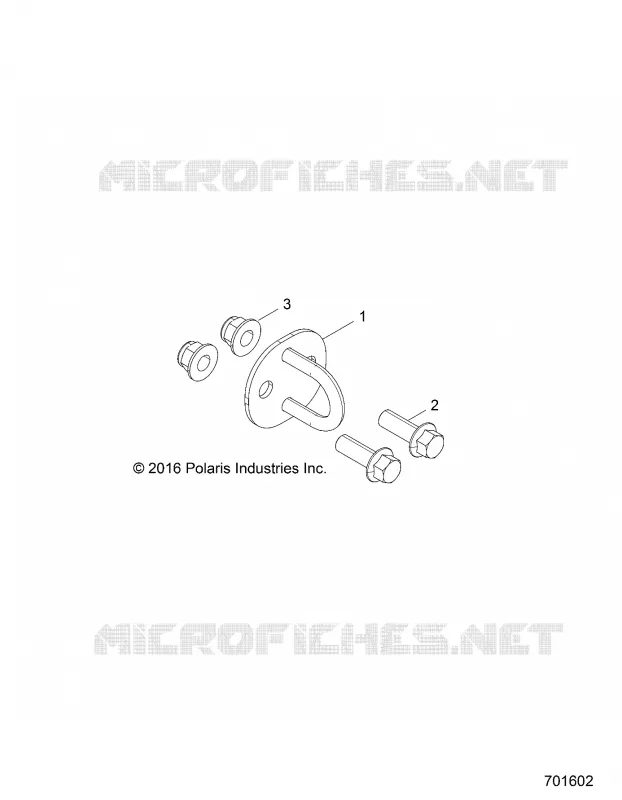 CHASSIS, TOW HOOK