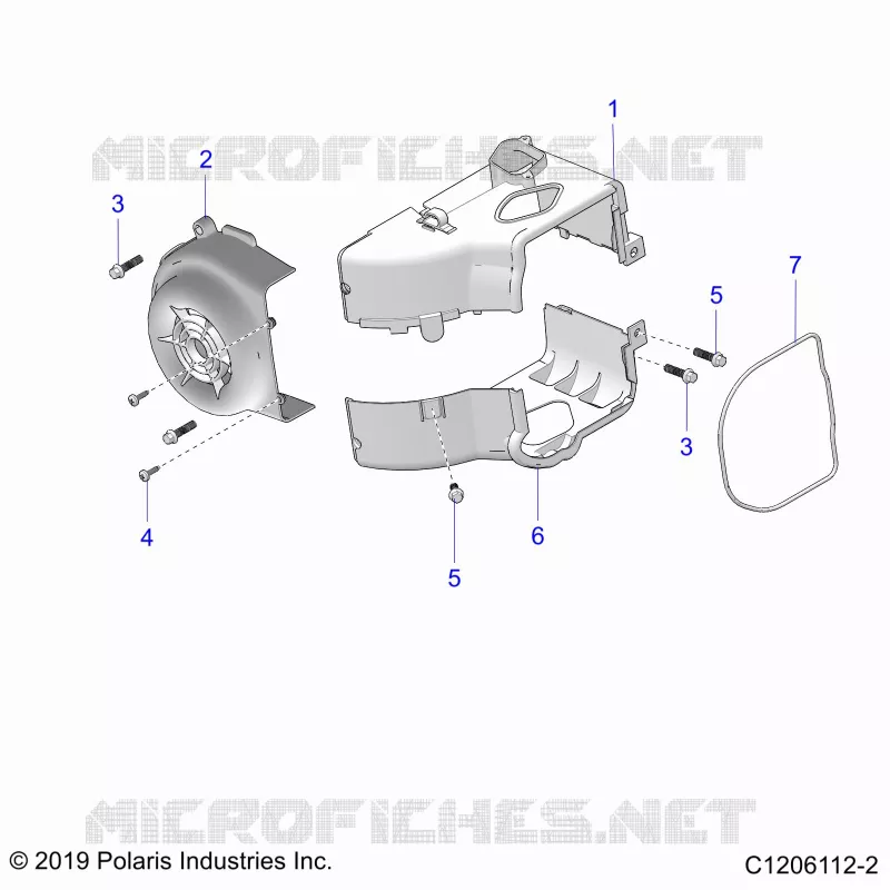 ENGINE, FAN COVER AND CARROSSERIE ET BOITE A GANTS
