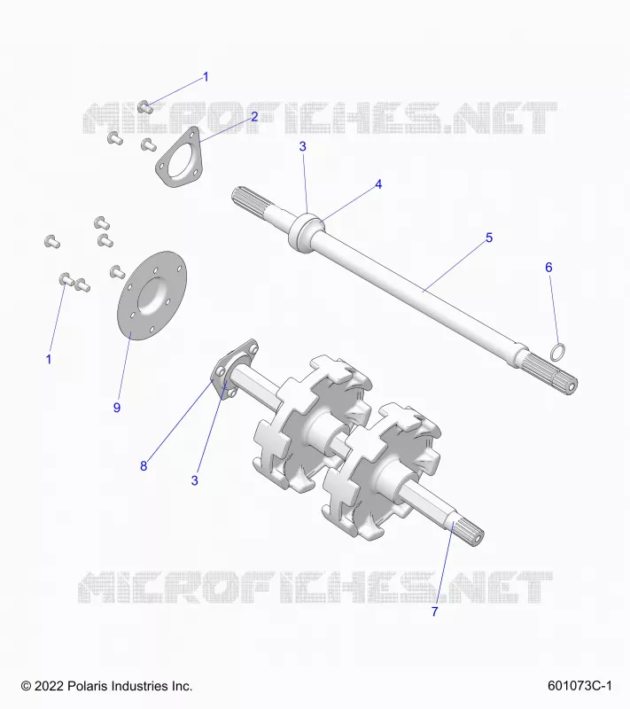 DRIVE TRAIN, JACKSHAFT AND ARBRE DE TRANSMISSION