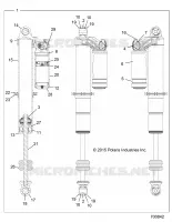 SUSPENSION AVANT SHOCK INTERNALS