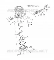 MOTEUR, CARBURATEUR LOWER