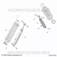 SUSPENSION, AMORTISSEUR AVANT MOUNTING
