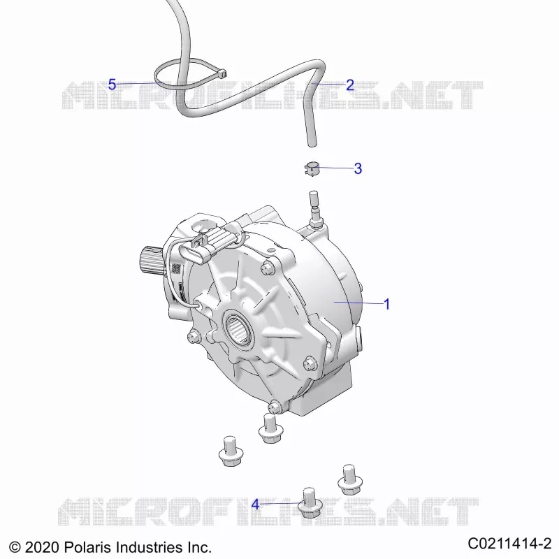 SYSTÃˆME DE TRANSMISSION, FRONT GEARCASE MOUNTING