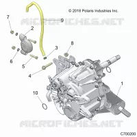DRIVE TRAIN, MAIN SUPPORT PONT