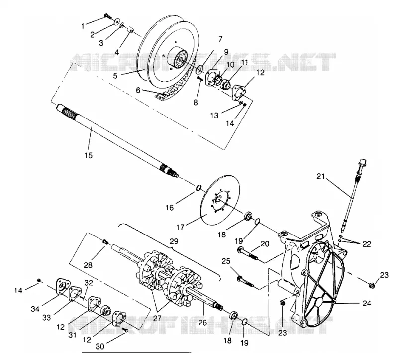 SYSTÈME DE TRANSMISSION TRAN SPORT 0960143 AND  EURO TRAN SPORT E960143 (4932273227B009)