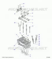ENGINE, CULASSE AND VALVES