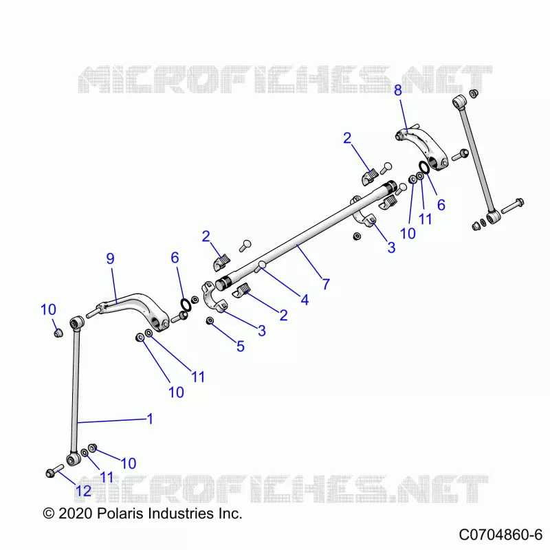SUSPENSION, REAR BARRE STABILISATRICE
