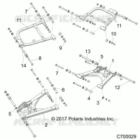 SUSPENSION ARRIERE CONTROL ARMS