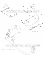 ENGINE, ECHAPPEMENT SHIELDS