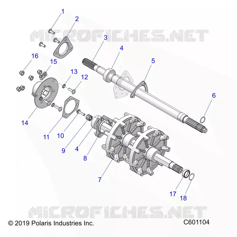 DRIVE TRAIN, JACKSHAFT AND ARBRE DE TRANSMISSION