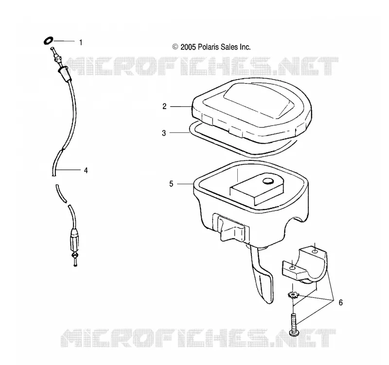 INSTRUMENTS, ACCELERATEUR ASM/CABLE