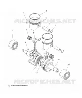 ENGINE, PISTON ET VILEBREQUIN