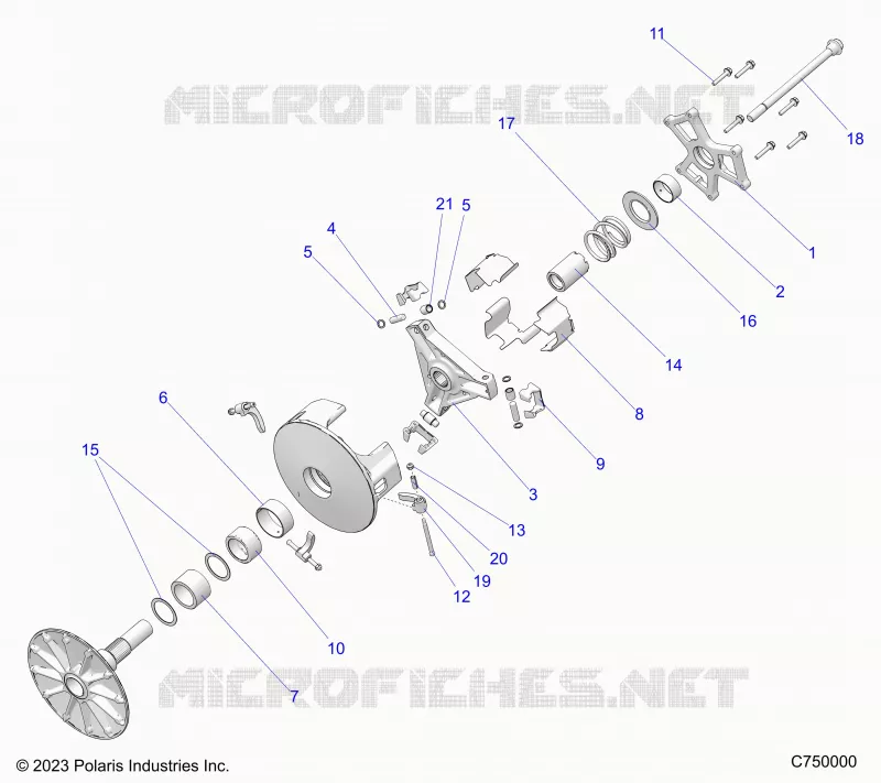 SYSTÃˆME DE TRANSMISSION, PRIMARY CLUTCH
