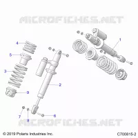 SUSPENSION, AMORTISSEUR AVANT MOUNTING