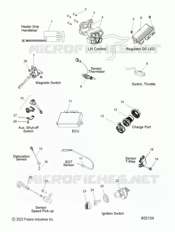 ELECTRICITE, SWITCHES, SENSORS AND COMPONENTS