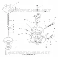 MOTEUR, CARBURATEUR, UPPER