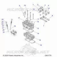 ENGINE, CYLINDER/CULASSE ASM.