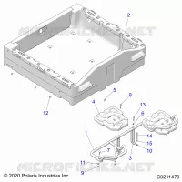 CARROSSERIE ARRIERE RACK AND BOX SIDE RAILS