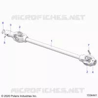 SYSTÃˆME DE TRANSMISSION, FRONT PROP SHAFT