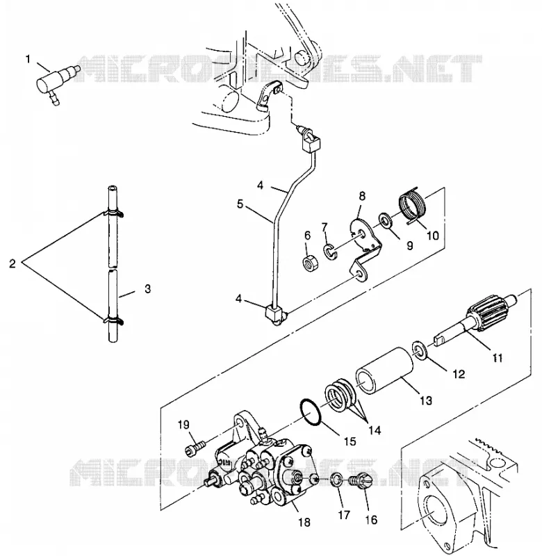 POMPE A HUILE SL 780 B964087 and  Intl. SL 780 I964087 (4935523552C005)