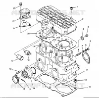 CYLINDRE WIDETRAK LX 0962064 AND EUROPEAN WIDETRAK LX E962064 (4931643164C009)