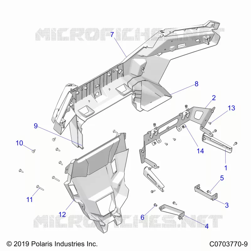 CARROSSERIE ARRIERE BUMPER